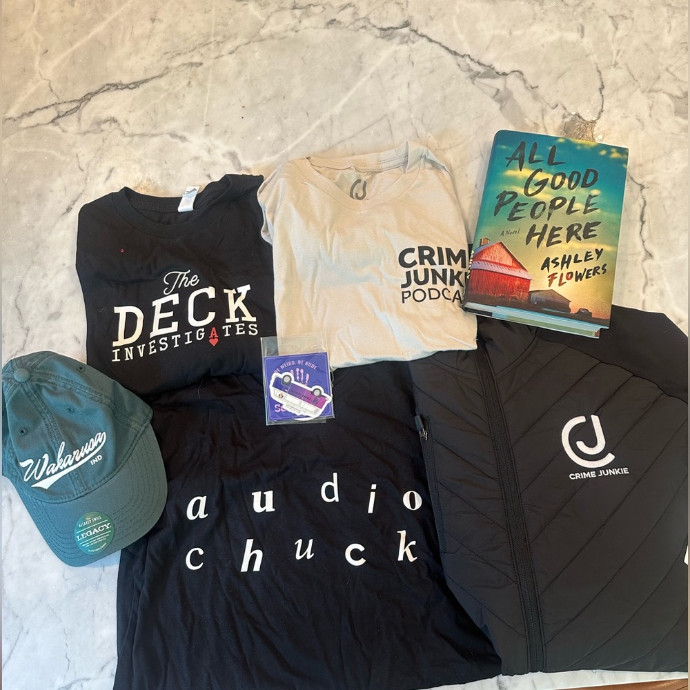 Crime Junkie Podcast Merch Kit NWT